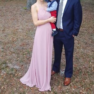 Azazie Ginger Dress in Dusty Rose